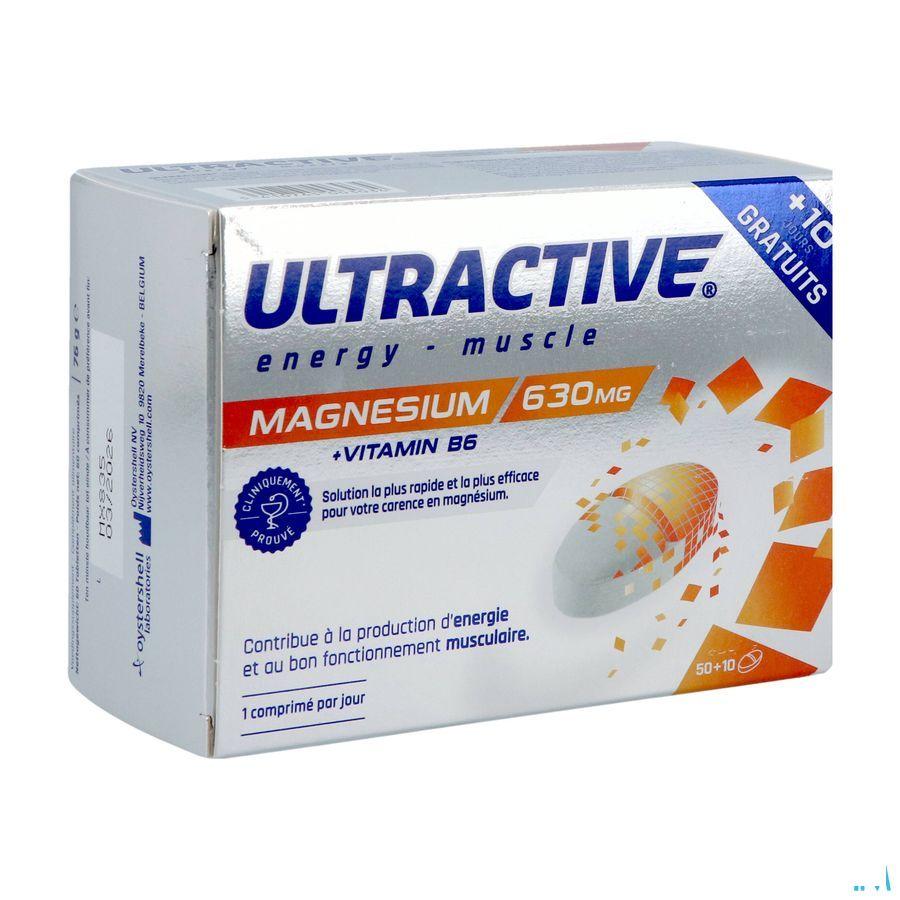 Ultractive Magnesium 630 mg Comprimes 60