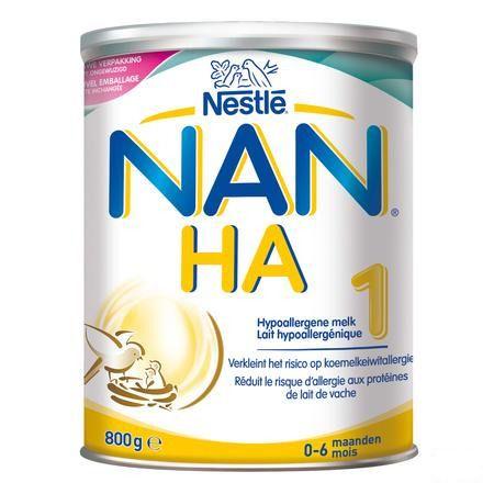 Nan Ha 1 Lait Poudre 800 gr  -  Nestle