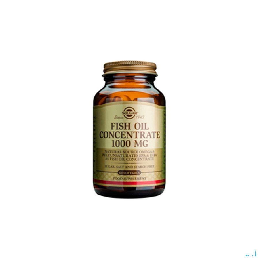Solgar Fish Oil Concentrate Softgel 60x1000 mg  -  Solgar Vitamins