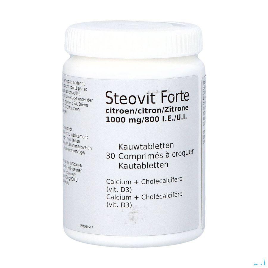 Steovit Forte Citron 1000 mg/800UI Comprimes Croq 90