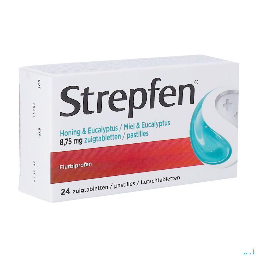 Strepfen Miel & Eucalyptus 8,75mg Past 24