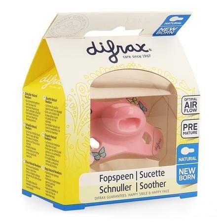 Difrax Fopspeen Natural Newborn  -  Difrax
