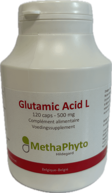 Glutamic Acid L 500 mg 120 Capsule Hildegard  -  Methaphyto