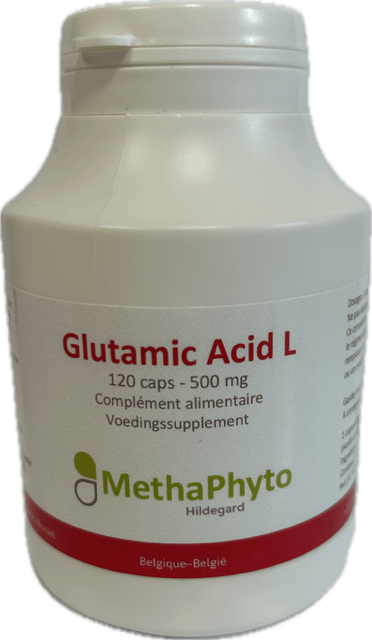Acide Glutamique L 500 mg 120 Capsule Hildegard  -  Methaphyto