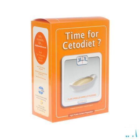 Cetodiet Flan Vanille Poudre Sachet 6