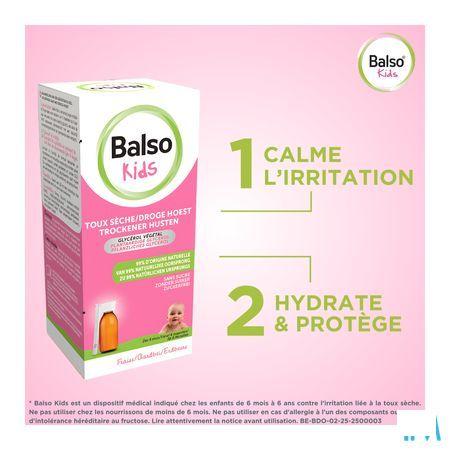 Balso Kids Hoestsiroop Z/Suiker 125ml + Pipet