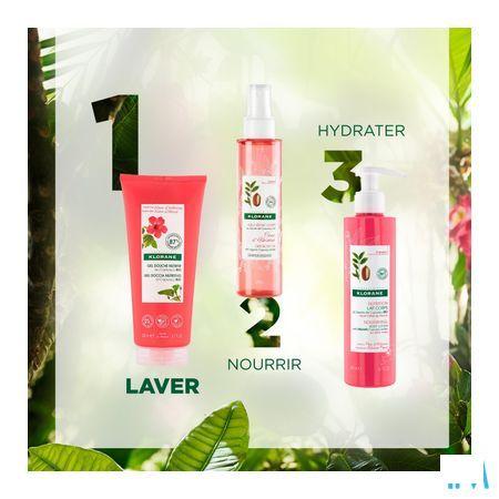 Klorane Lichaam Douchegel Hibiscusbloem 200 ml