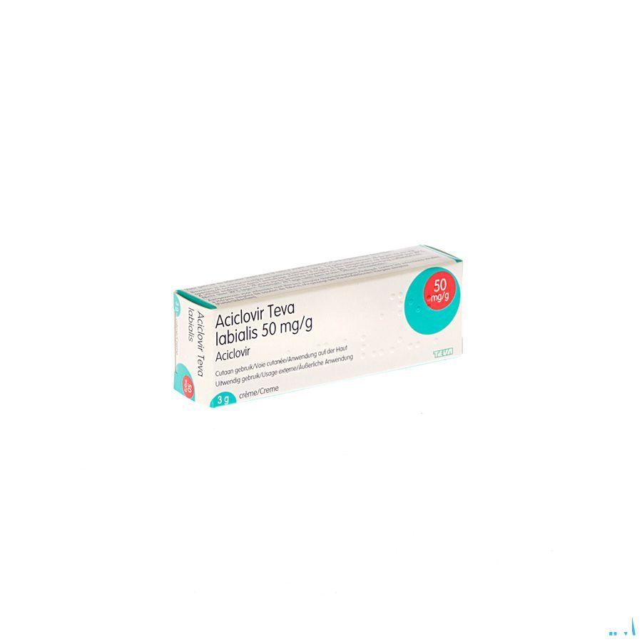 Aciclovir Teva Labialis Creme 3 G
