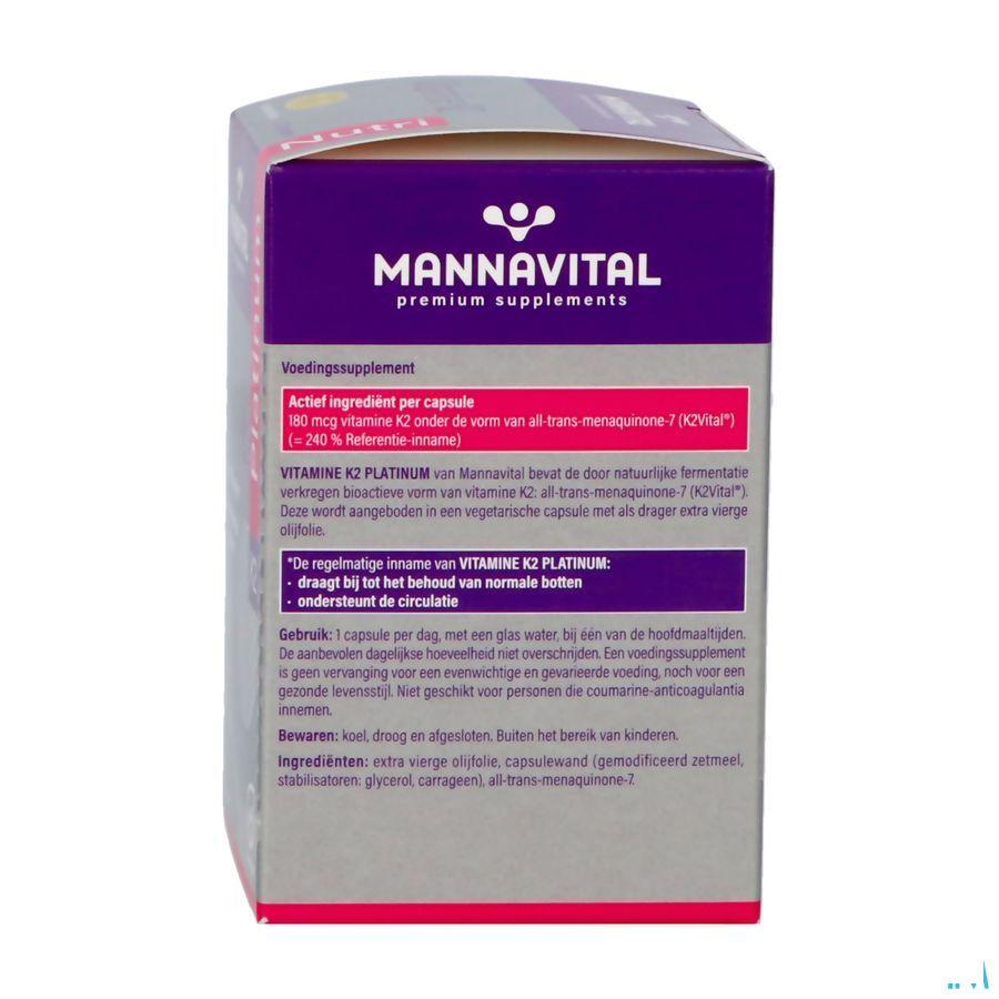 Mannavital Vitamine K2 Platinum V-Caps 60