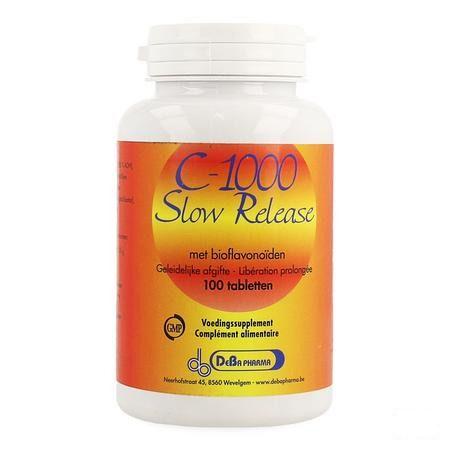 C-1000 Slow Release Plus Bioflavon. Tabletten 100  -  Deba Pharma