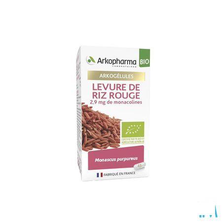 Arkogelules Levure Riz Rouge Bio Caps 45 Nf