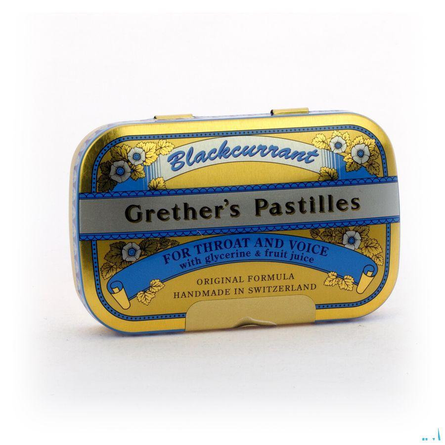 Grether's Pastilles Blackcurrant Dragee 60 gr  -  Melisana