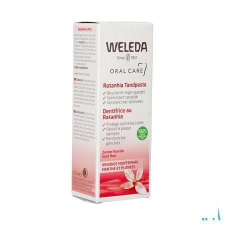 Weleda Dentif Ratanhia Rose 75 ml  -  Weleda