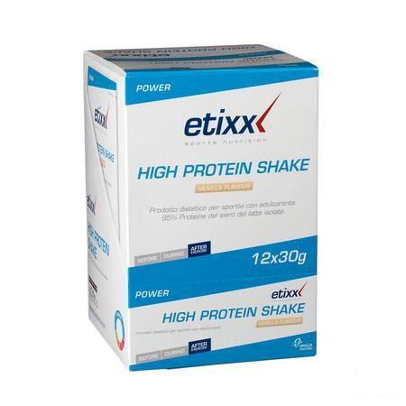 Etixx High Protein Shake Vanilla 12x30 gr