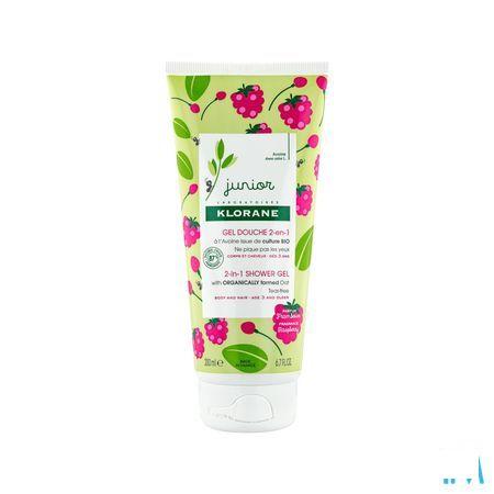 Klorane Petit Junior Douche Gel Framboos 200 ml