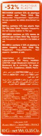 Svr Sun Secure Easy Stick Spf50+ Refill 10 gr