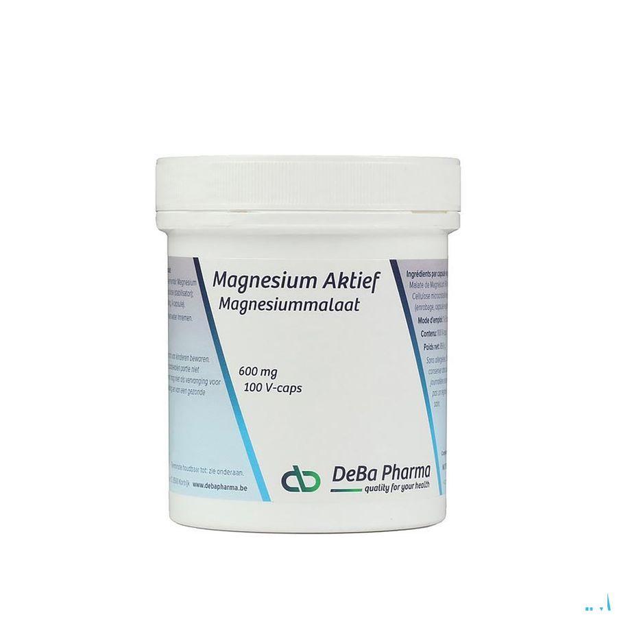 Magnesium Actif Capsule 100 X 600 mg  -  Deba Pharma
