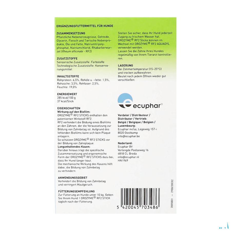 Orozyme Rf2 Smakelijke Stick Hond Small 28  -  Ecuphar