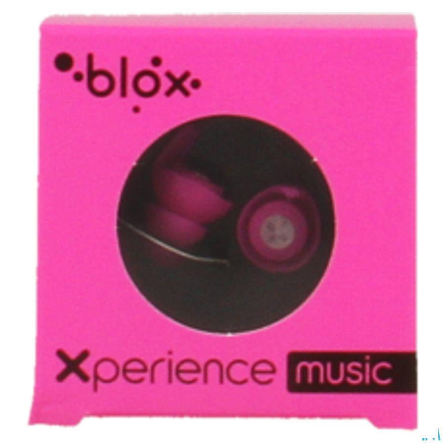 Blox Xperience Music Oordoppen Fluo Roze 1 Paar