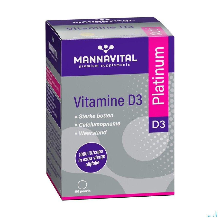 Mannavital Vitamine D3 Platinum Capsule 90