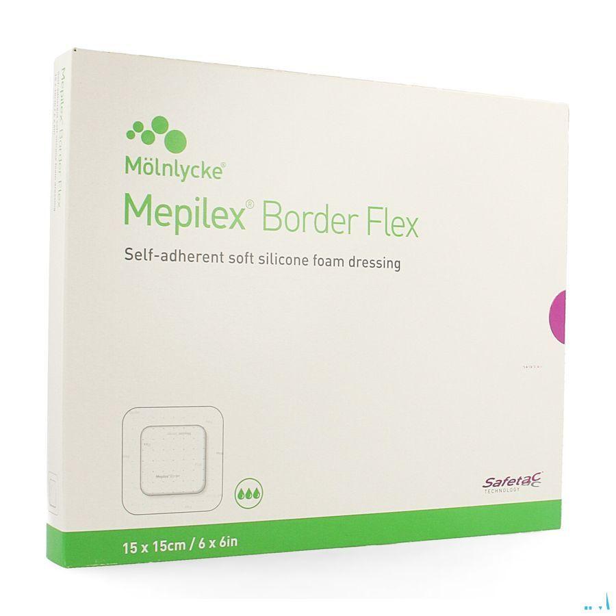 Mepilex Border Flex Pansement 15x15cm 5 595400  -  Molnlycke Healthcare
