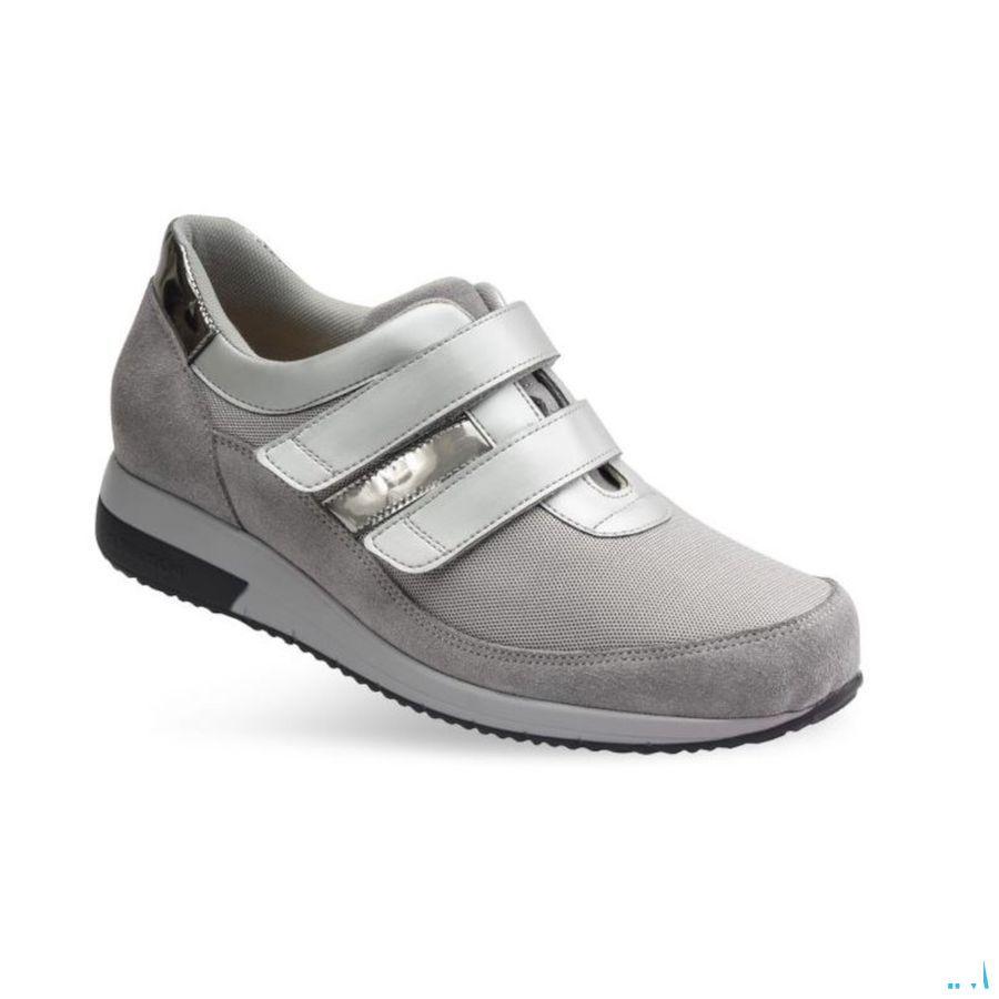 Podartis Adelle Chaussure Femme Velcro Argent 38