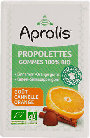 Aprolis Propolettes Kaneel-sinaas Bio Gom 50 gr  -  Be-Life