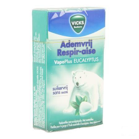 Vicks Ademvrij zonder suiker 40 gr Box