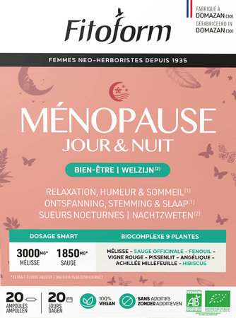 Menopause Bio Ampoule 20x10 ml Holistica  -  Bioholistic Diffusion