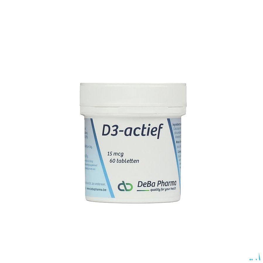 D3-actif Comprimes 60x15mcg  -  Deba Pharma