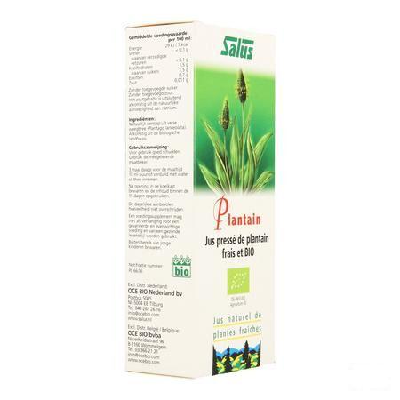 Salus Weegbreesap Bio 200 ml  -  Ocebio