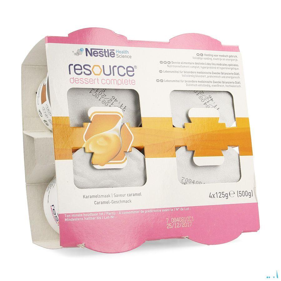 Resource Dessert Compl. Karamel 4x125 gr 12326216  -  Nestle