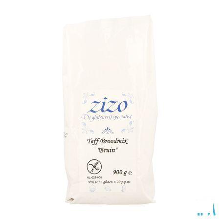 Zizo Teff Broodmix Bruin Glutenvrij 900 gr 4093  -  Revogan