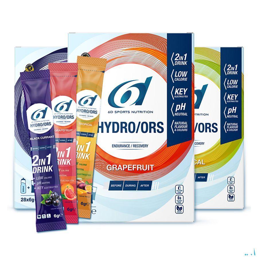 6D Hydro Ors Blackcurrant Zakje 28X6G