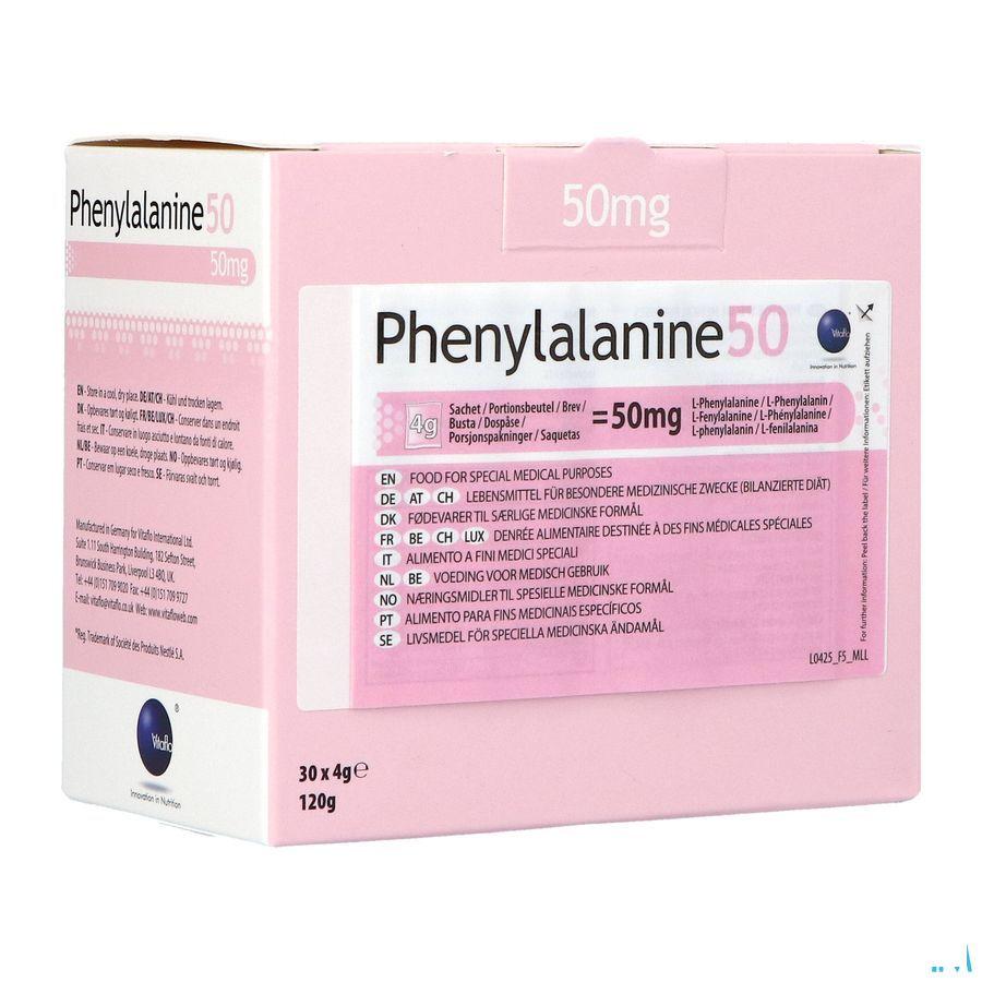 Phenylalanine 50 Poeder Zakje 30x4g 