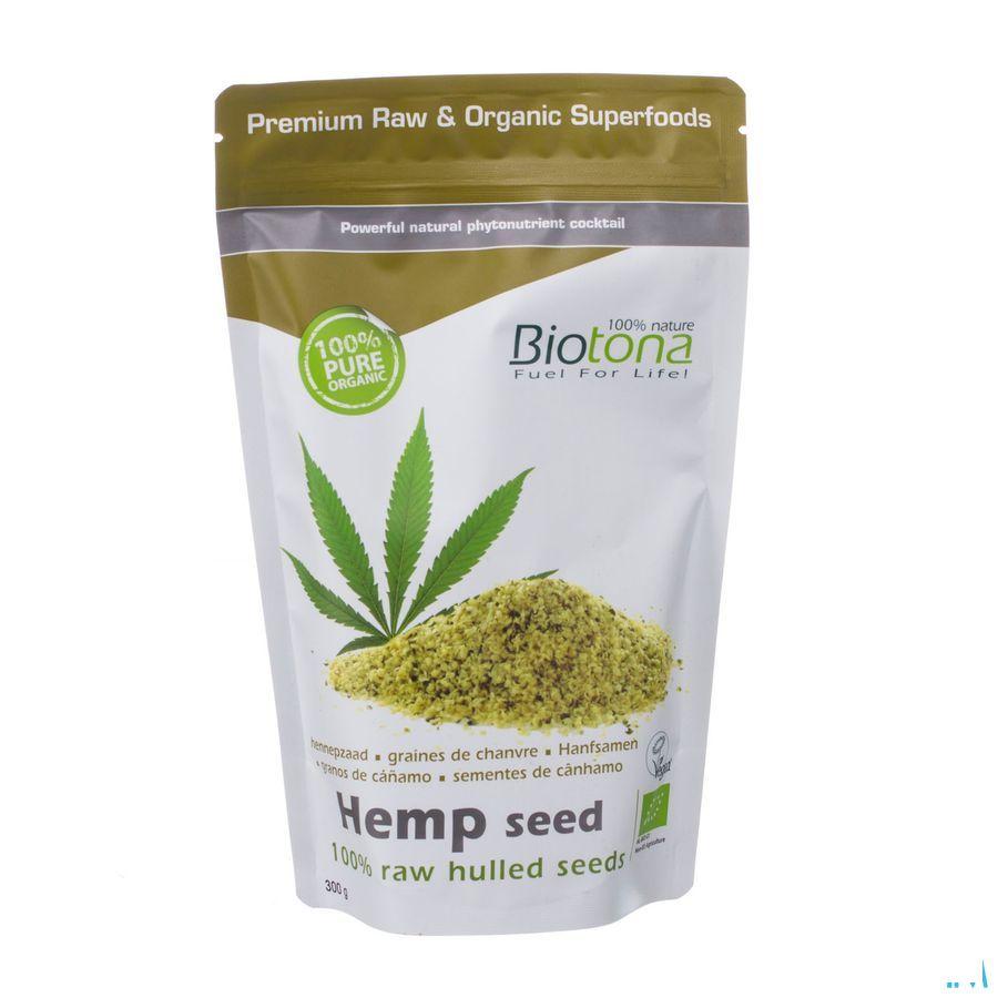 Biotona Hemp Raw Hulled Seed 300 gr  -  Keypharm
