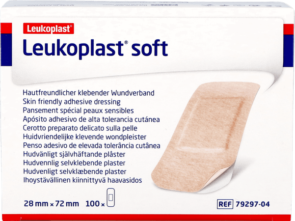 Leukoplast Soft 28x72mm 100