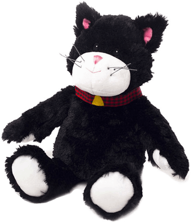 Warmies Coussin Noyaux Cerises Mini Chat Noir  -  Eureka Pharma