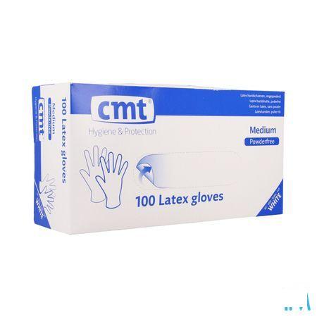 Cmt Handschoenen Latex Wit Pf L 100  -  Infinity Pharma