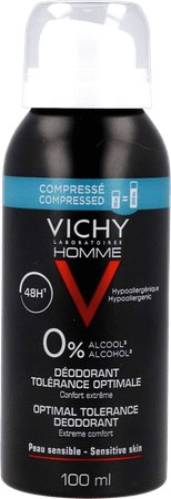 Vichy Homme Deo Aero Optimale Tolerantie 48H 100 ml  -  Vichy