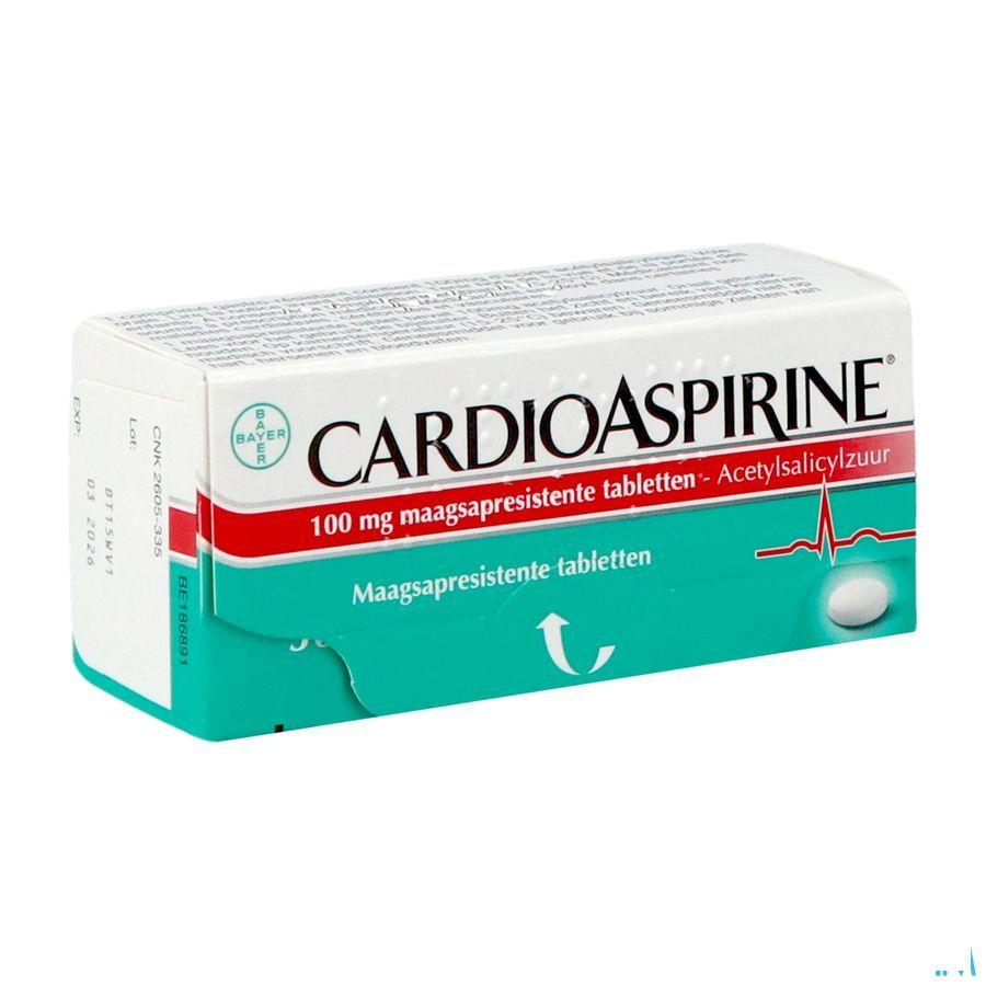 Cardioaspirine Maagsapresist. Tabletten 56 X 100 mg