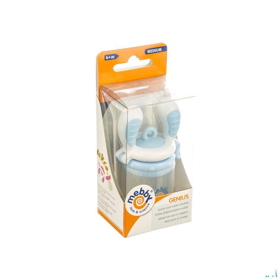 Genius Tetine Alimentation Solide Medium Bleu  -  Bomedys