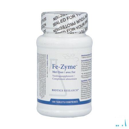 Biotics Fe-Zyme 25mg 100 tabletten  -  Energetica Natura