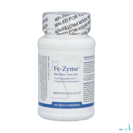 Biotics Fe-Zyme 25mg 100 comprimés  -  Energetica Natura