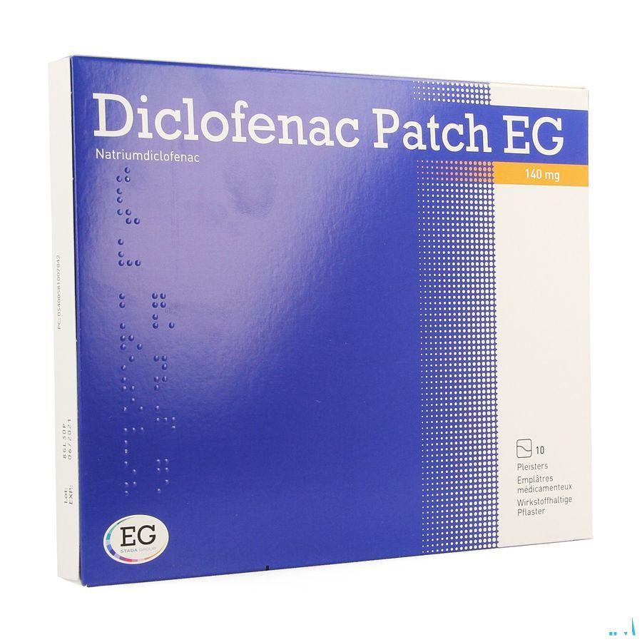 Diclofenac Patch EG 140 mg Emplatre 10  -  EG
