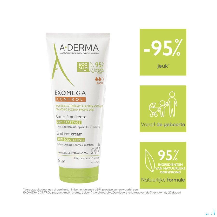 Aderma Exomega Control Emol. Creme 200 ml  -  Aderma