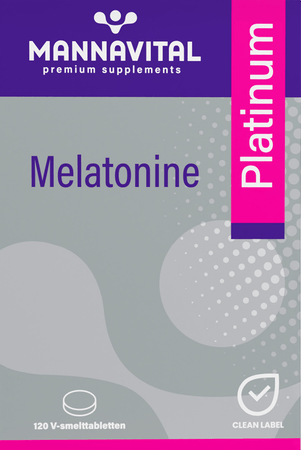 Mannavital Melatonine V-Smelttabl 120