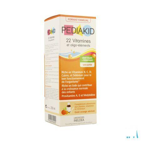 Pediakid 22 Vitamines & Oligo Elementen Flacon 250 ml