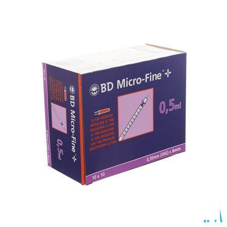 Bd Microfine+ Ser.Ins. 0,5  ml 30G 8,0Mm 100 324825