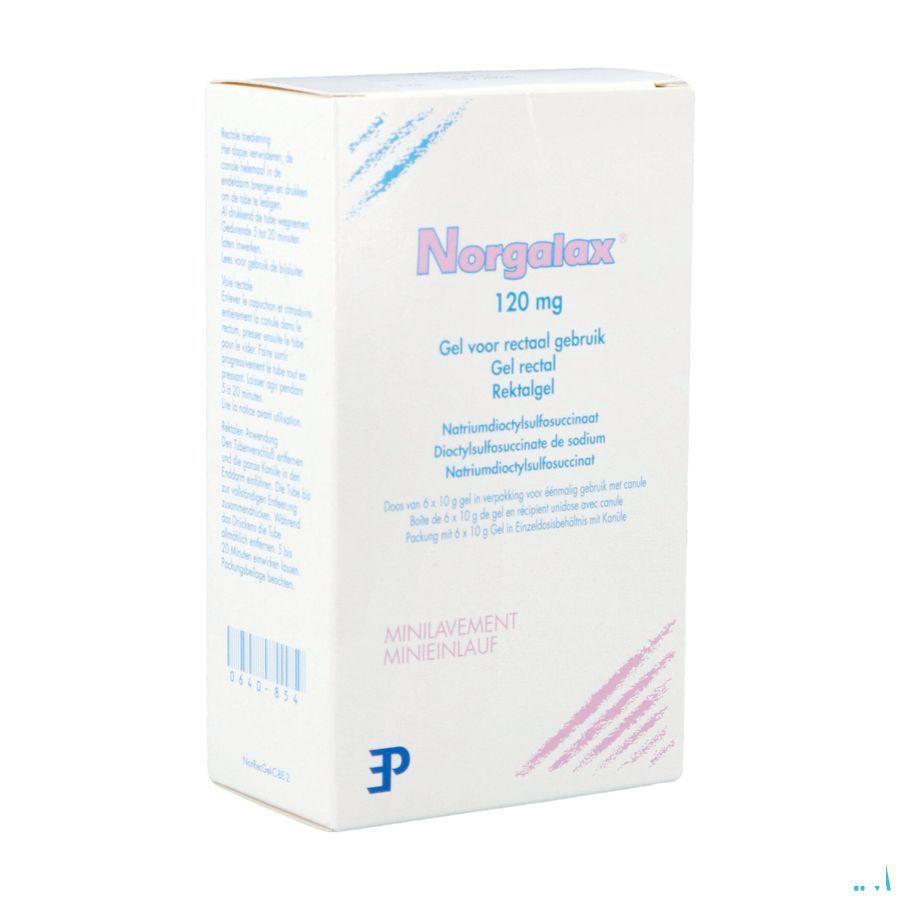 Norgalax Boite/doos 6 X 10 Gr 